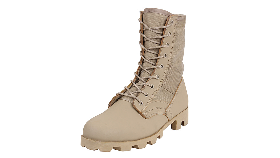 Rothco Classic Military Jungle Boots, Desert Tan, 8, Regular, 5909-DesertTan-8-Regular