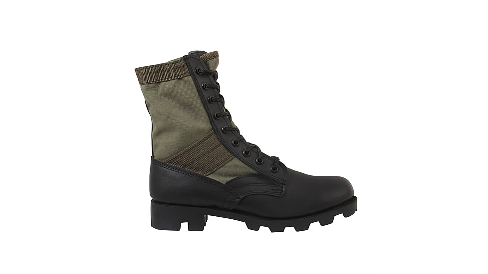 Rothco Classic Military Jungle Boots, Olive Drab, 6, Wide, 5080-OliveDrab-6-Wide