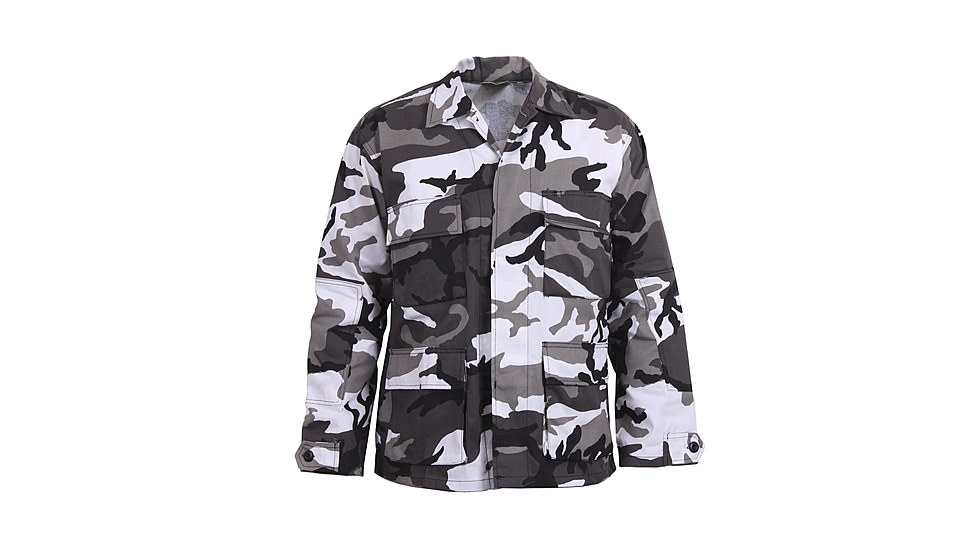 Rothco Color Camo BDU Shirt, City Camo, Small, 8881-CityCamo-S