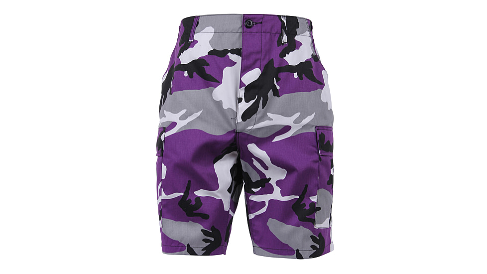 Rothco Colored Camo BDU Shorts - Men's, Sky Blue Camo, Extra Small, 65218-SkyBlueCamo-XS