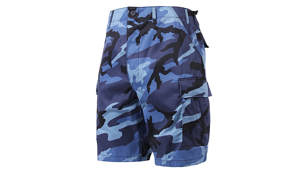 Rothco Colored Camo BDU Shorts - Men's, Sky Blue Camo, Extra Small, 65218-SkyBlueCamo-XS