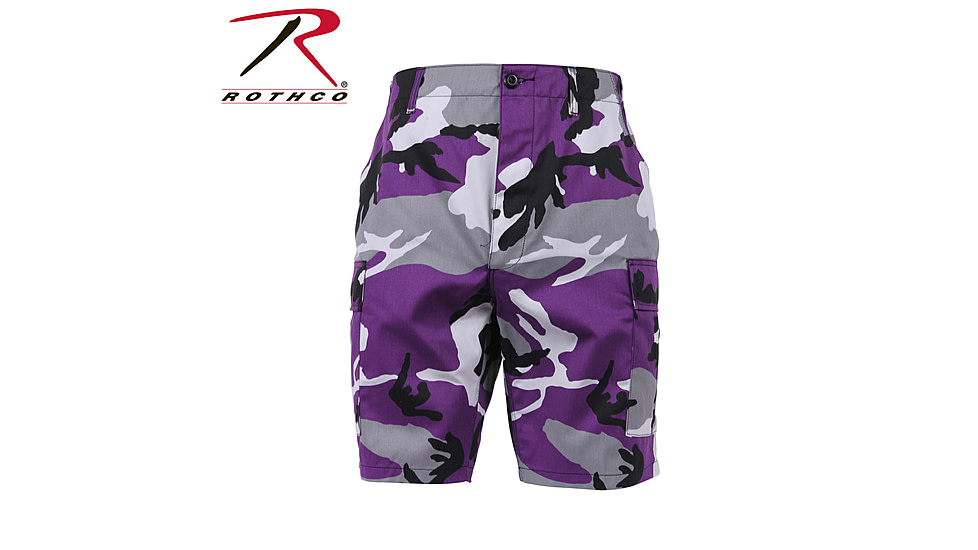 Rothco Colored Camo BDU Shorts - Men's, Sky Blue Camo, Extra Small, 65218-SkyBlueCamo-XS