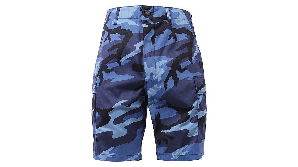 Rothco Colored Camo BDU Shorts - Men's, Sky Blue Camo, Extra Small, 65218-SkyBlueCamo-XS