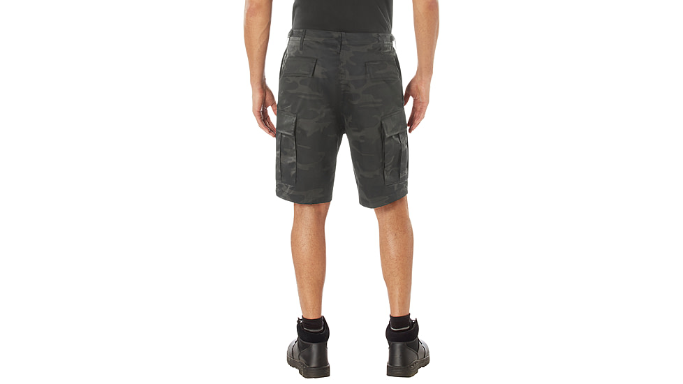 Rothco Colored Camo BDU Shorts - Mens, XL, Midnight Black Camo, 12022-MidnightBlackCamo-XL