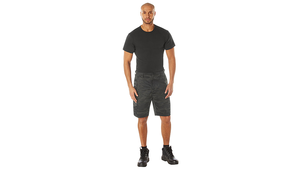 Rothco Colored Camo BDU Shorts - Men's, Midnight Black Camo, Extra Large, 12022-MidnightBlackCamo-XL