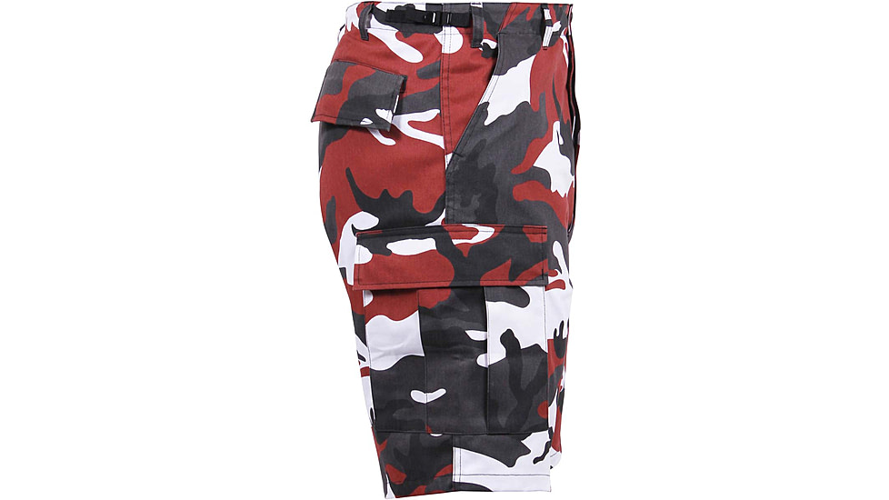 Rothco Colored Camo BDU Shorts, Red Camo, Large, 65221-RedCamo-L