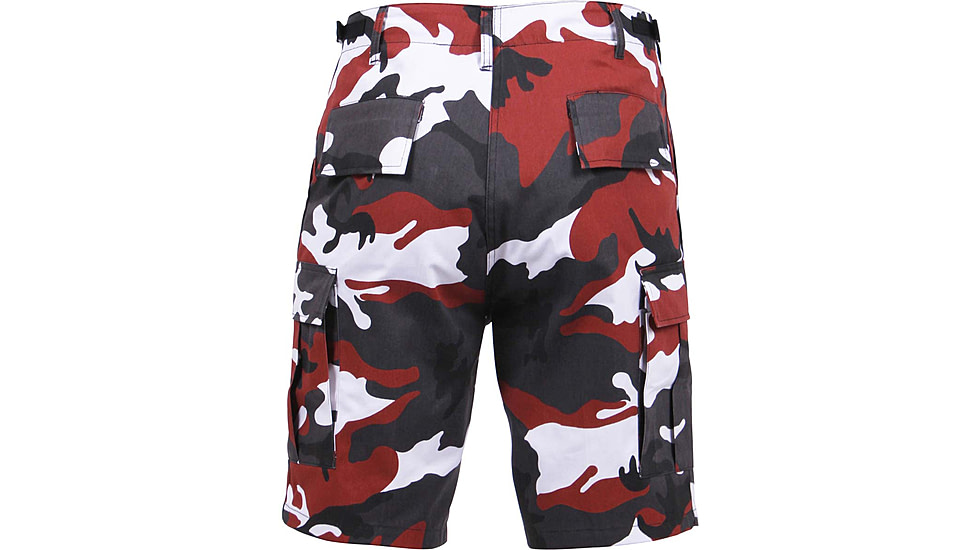Rothco Colored Camo BDU Shorts, Red Camo, Large, 65221-RedCamo-L