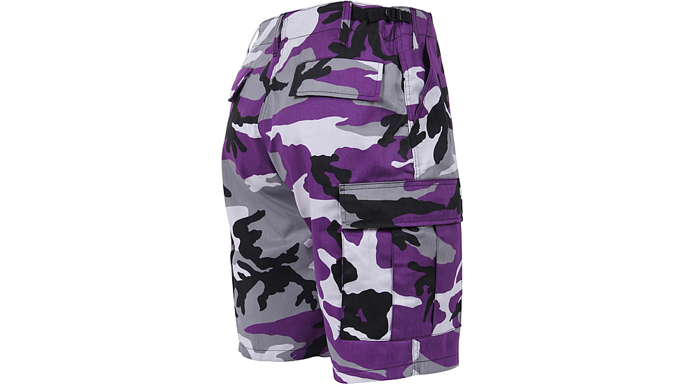 Rothco Colored Camo BDU Shorts, Ultra Violet Camo, Medium, 7100-UltraVioletCamo-M