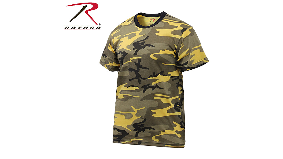 Rothco Tiger Stripe Camo T-Shirts, Tiger Stripe Camo, Small, 6787-TigerStripeCamo-S