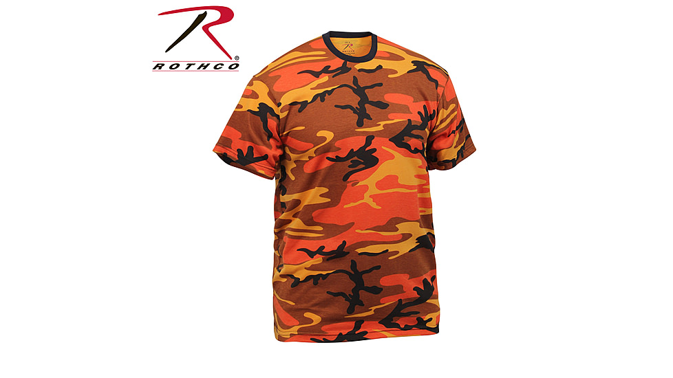 Rothco Tiger Stripe Camo T-Shirts, Tiger Stripe Camo, Small, 6787-TigerStripeCamo-S