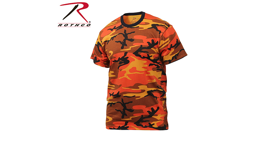 Rothco Tiger Stripe Camo T-Shirts, Tiger Stripe Camo, Small, 6787-TigerStripeCamo-S