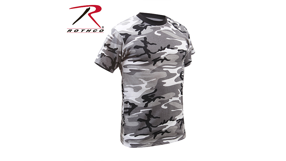 Rothco Tiger Stripe Camo T-Shirts, Tiger Stripe Camo, Small, 6787-TigerStripeCamo-S