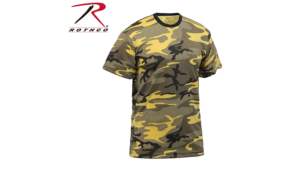 Rothco Tiger Stripe Camo T-Shirts, Tiger Stripe Camo, Small, 6787-TigerStripeCamo-S