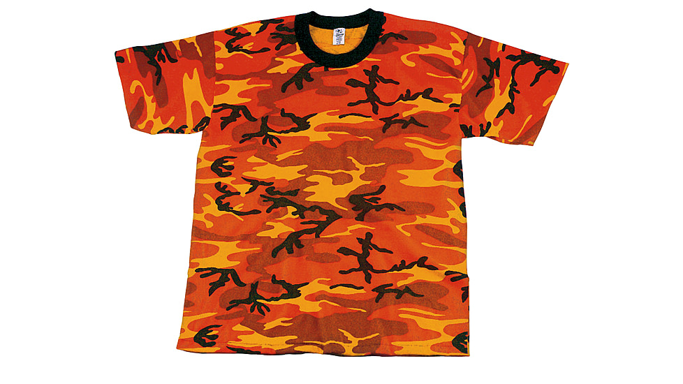 Rothco Tiger Stripe Camo T-Shirts, Tiger Stripe Camo, Small, 6787-TigerStripeCamo-S