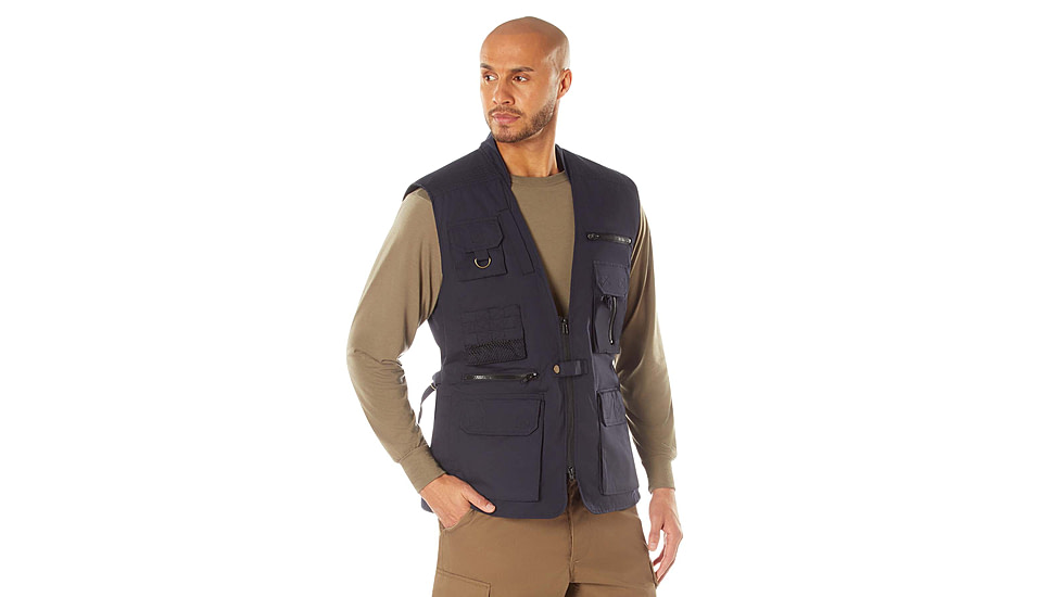 Rothco Concealed Carry Plainclothes Vest - Mens, Midnight Navy Blue, Medium, 613902038462