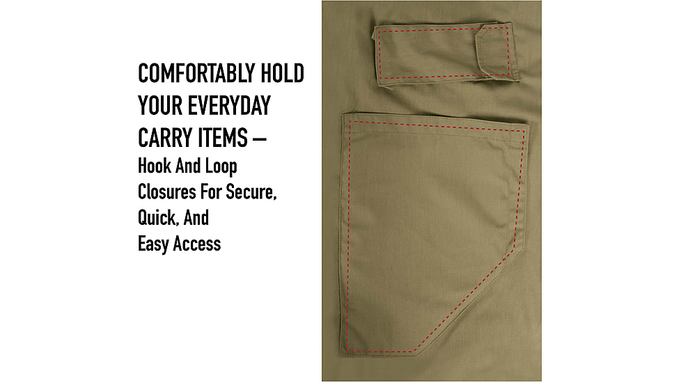 Rothco Concealed Carry Quilted Woobie Jacket - Mens, Coyote Brown, Small, 20440-CoyoteBrown-S