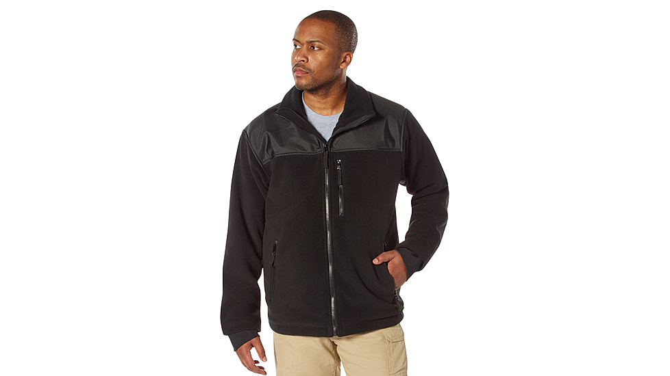 Rothco Concealed Carry Spec Ops Fleece Jacket, Black, Extra Large, 86670-Black-XL