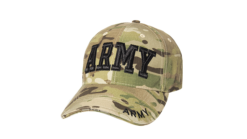Rothco Deluxe Army Embroidered Low Profile Insignia Cap, MultiCam, 93850-MultiCam