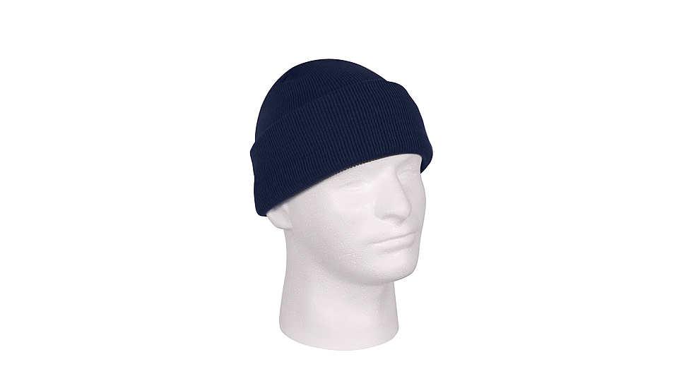Rothco Deluxe Fine Knit Watch Cap, Navy Blue, 5789-NavyBlue