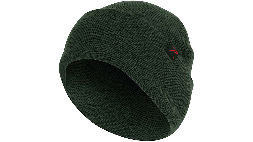 Rothco Deluxe Fine Knit Watch Cap, One Size, Hunter Green, 57834-HunterGreen-OneSize