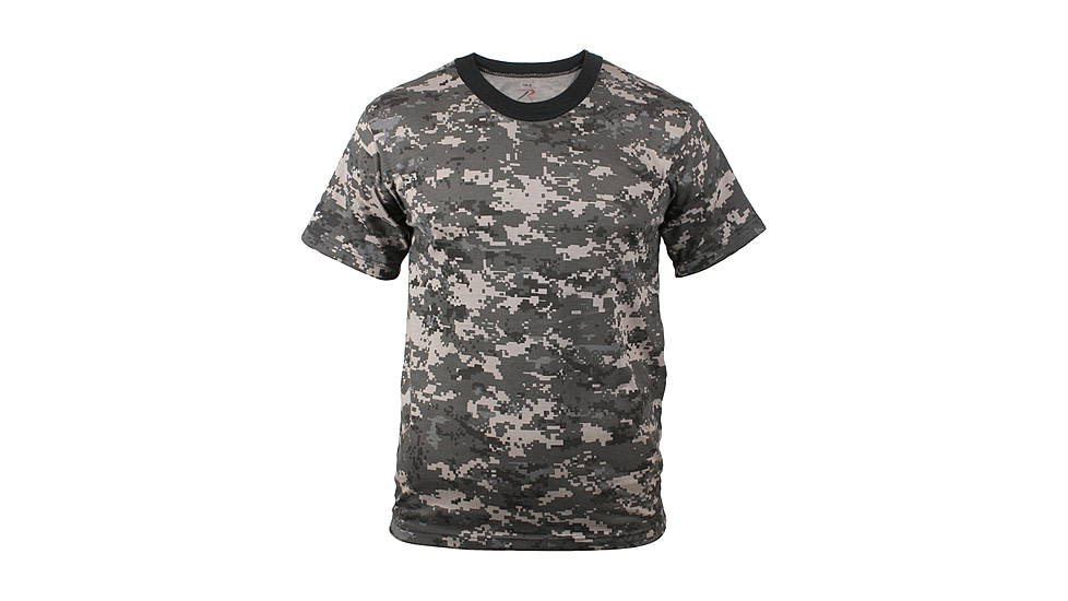 Rothco Digital Camo T-Shirt, Subdued Urban Digital Camo, Small, 5960-SubduedUrbanDigitalCamo-S