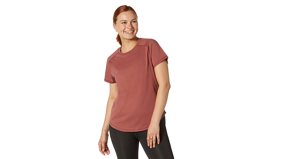 Rothco Essential Moisture Wicking Raglan Sleeve T-Shirt - Womens, Terracotta, Small, 13254-Terracotta-S