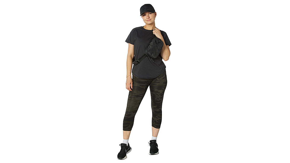Rothco Essential Raglan Sleeve T-Shirt - Womens, Black, 2XL, 13200-Black-2XL