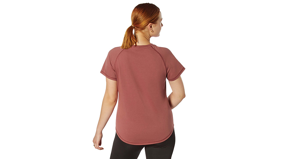 Rothco Essential Raglan Sleeve T-Shirt - Womens, Terracotta, 2XL, 13204-Terracotta-2XL