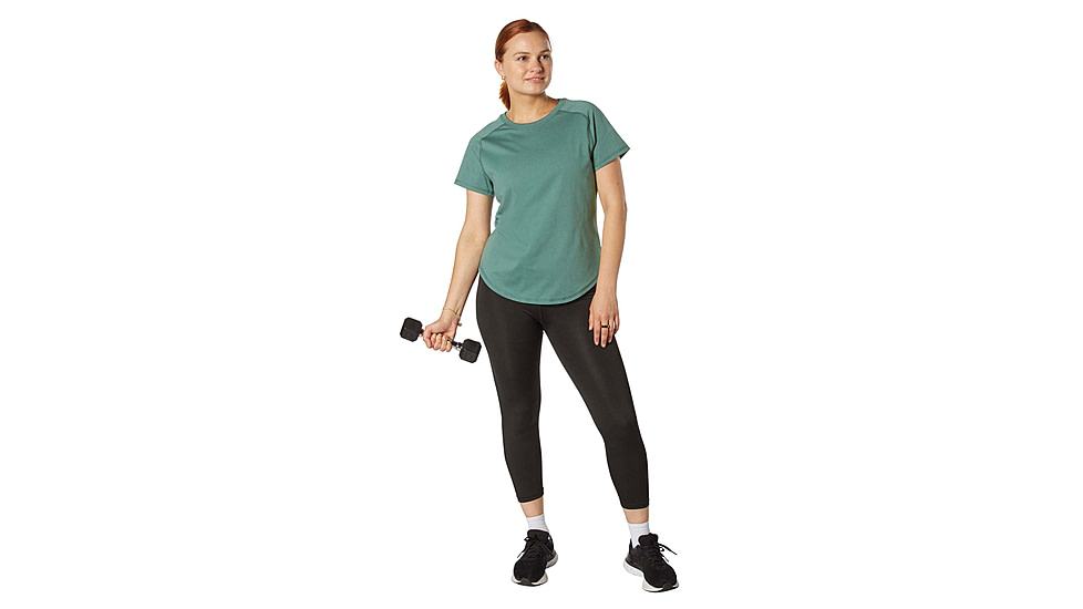 Rothco Essential Raglan Sleeve T-Shirt - Women's, Vintage Teal, Small, 13202-VintageTeal-S