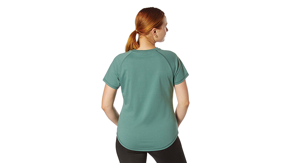 Rothco Essential Raglan Sleeve T-Shirt - Womens, Vintage Teal, Small, 13202-VintageTeal-S