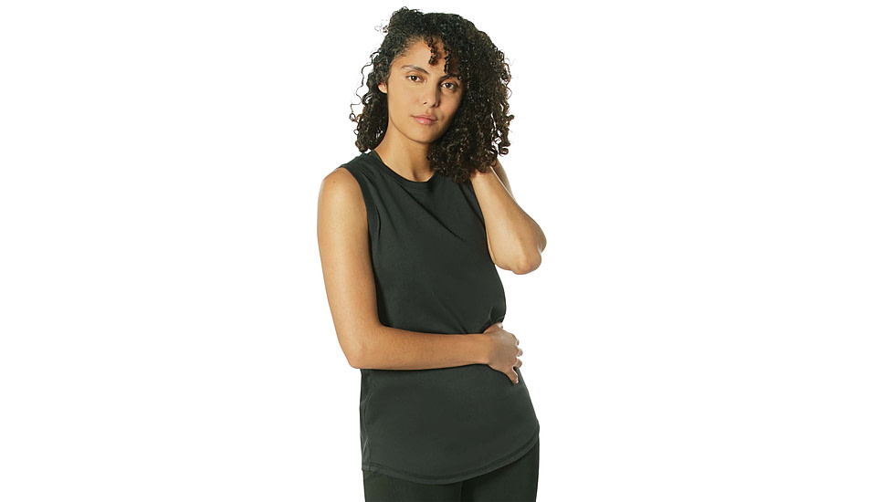 Rothco Essential Tank Top - Womens, Black, Small, 13230-Black-S