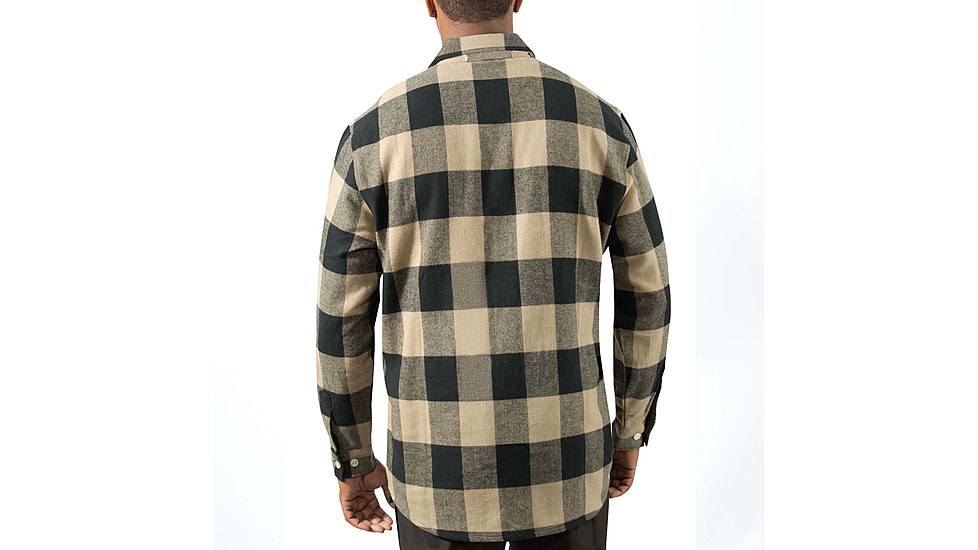 Rothco Extra Heavyweight Buffalo Plaid Flannel Shirt - Mens, Coyote Brown Plaid, Small, 47380-CoyoteBrownPlaid-S