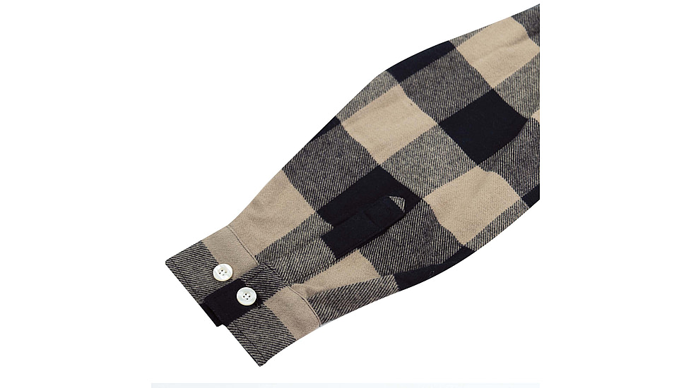 Rothco Extra Heavyweight Buffalo Plaid Flannel Shirt - Mens, Coyote Brown Plaid, Small, 47380-CoyoteBrownPlaid-S