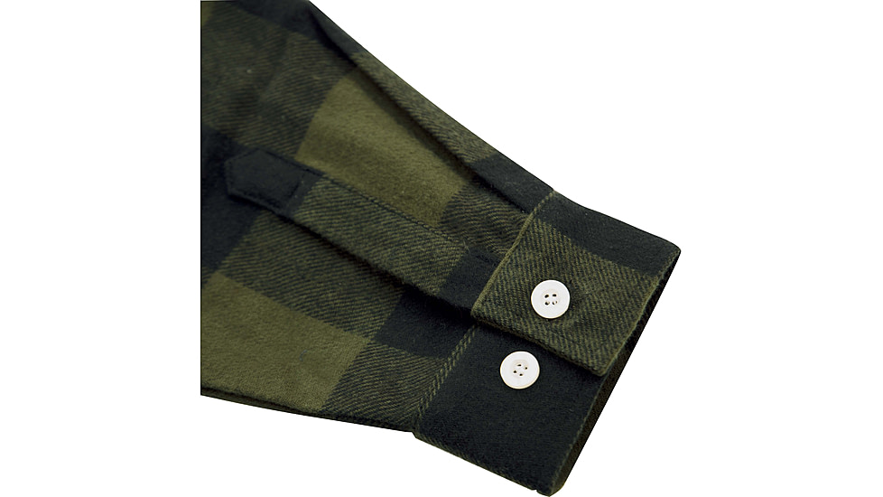 Rothco Extra Heavyweight Buffalo Plaid Flannel Shirt - Mens, Olive Drab Plaid, Small, 47385-OliveDrabPlaid-S