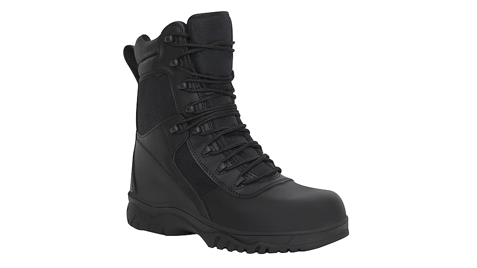 Rothco Forced Entry Tactical Boot With Side Zipper &amp; Composite Toe, 12.5, 21780