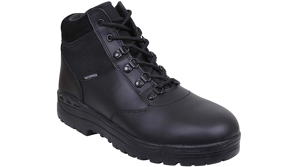 Rothco Forced Entry Tactical Waterproof 6in Boot, Black, 8, 5005-8