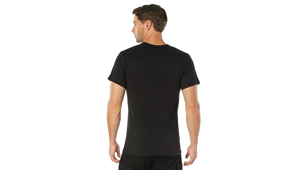 Rothco Freedom US Flag T-Shirt - Men's, Black, Small, 18195-S