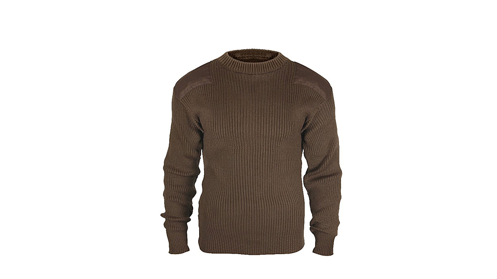Rothco G.I. Style Acrylic Commando Sweater, Brown, XL, 5415-Brown-XL
