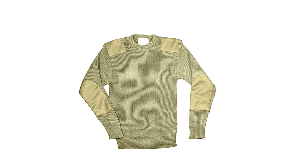 Rothco G.I. Style Acrylic Commando Sweater, Khaki, XL, 8346-Khaki-XL