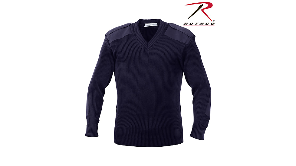 Rothco G.I. Style Acrylic V-Neck Sweater, Navy Blue, 5XL, 6489-NavyBlue-5XL