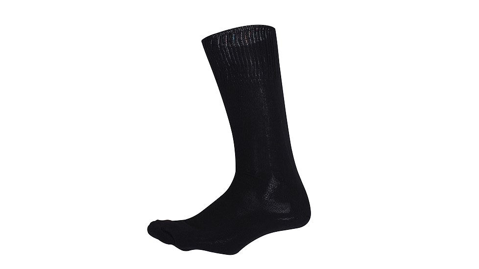 Rothco G.I. Type Cushion Sole Socks, Black, Small, 4564-Black-S