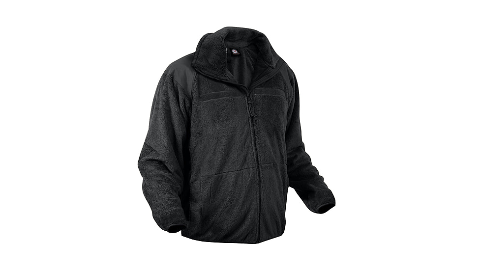 Rothco Generation III Level 3 ECWCS Fleece Jacket, Black, Small, 9739-Black-S