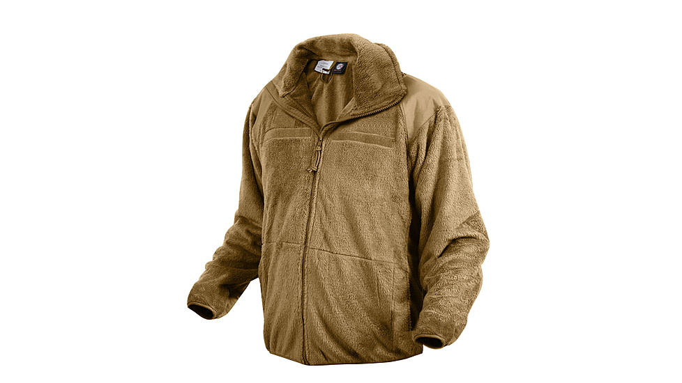 Rothco Generation III Level 3 ECWCS Fleece Jacket, Coyote Brown, S, 9734-S