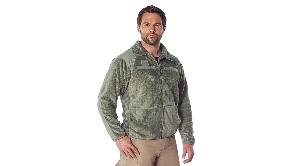 Rothco Generation III Level 3 ECWCS Fleece Jacket, Foliage Green, M, 9730-FoliageGreen-M