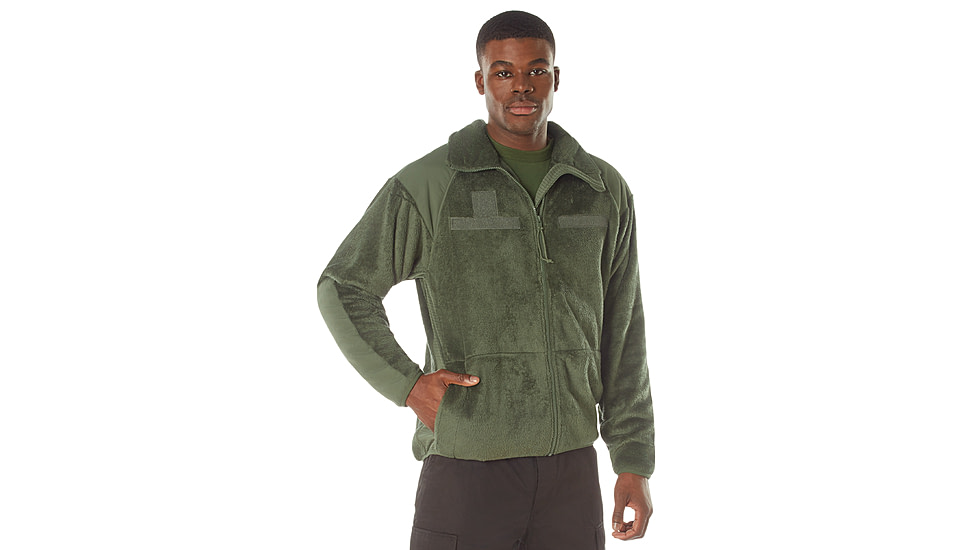 Rothco Generation III Level 3 ECWCS Fleece Jacket, Olive Drab, XS, 97390-OliveDrab-XS