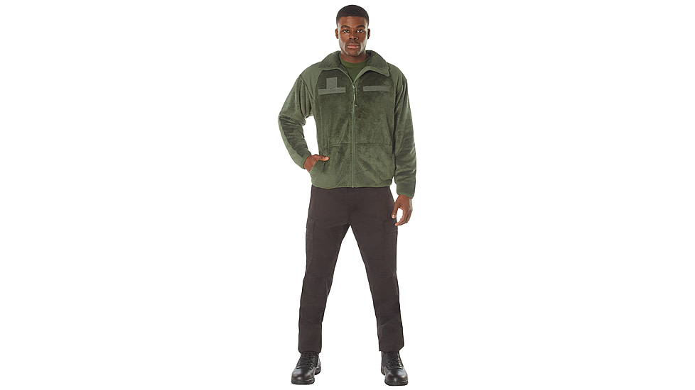 Rothco Generation III Level 3 ECWCS Fleece Jacket, Olive Drab, XS, 97390-OliveDrab-XS
