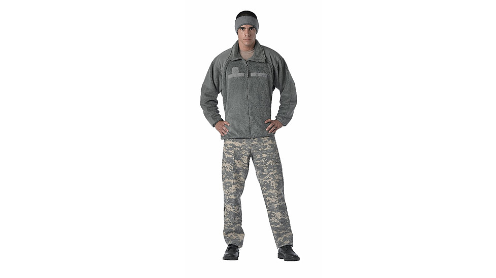 Rothco Generation III Level 3 ECWCS Fleece Jacket - Men's, Olive Drab, Extra Small, 97390-OliveDrab-XS
