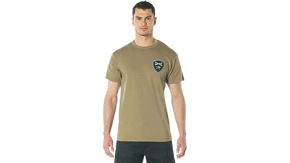 Rothco Getting The Job Done T-Shirt, Coyote Brown, S, 11355-CoyoteBrown-S
