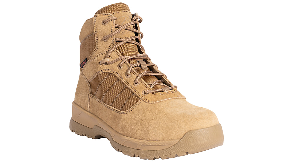 Rothco Guardian AR 670-1 6 in Tactical Boots - Mens, Coyote Brown, 5 US, 54230-5