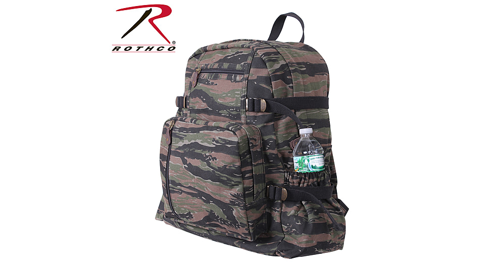 Rothco Jumbo Vintage Canvas Backpack, Olive Drab, 9262-OliveDrab